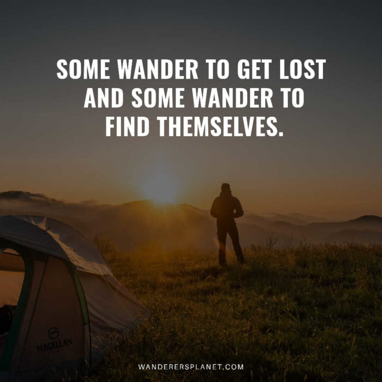 wandering means to