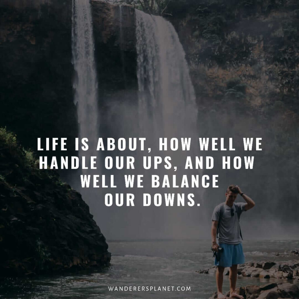 quotes about waterfalls and life