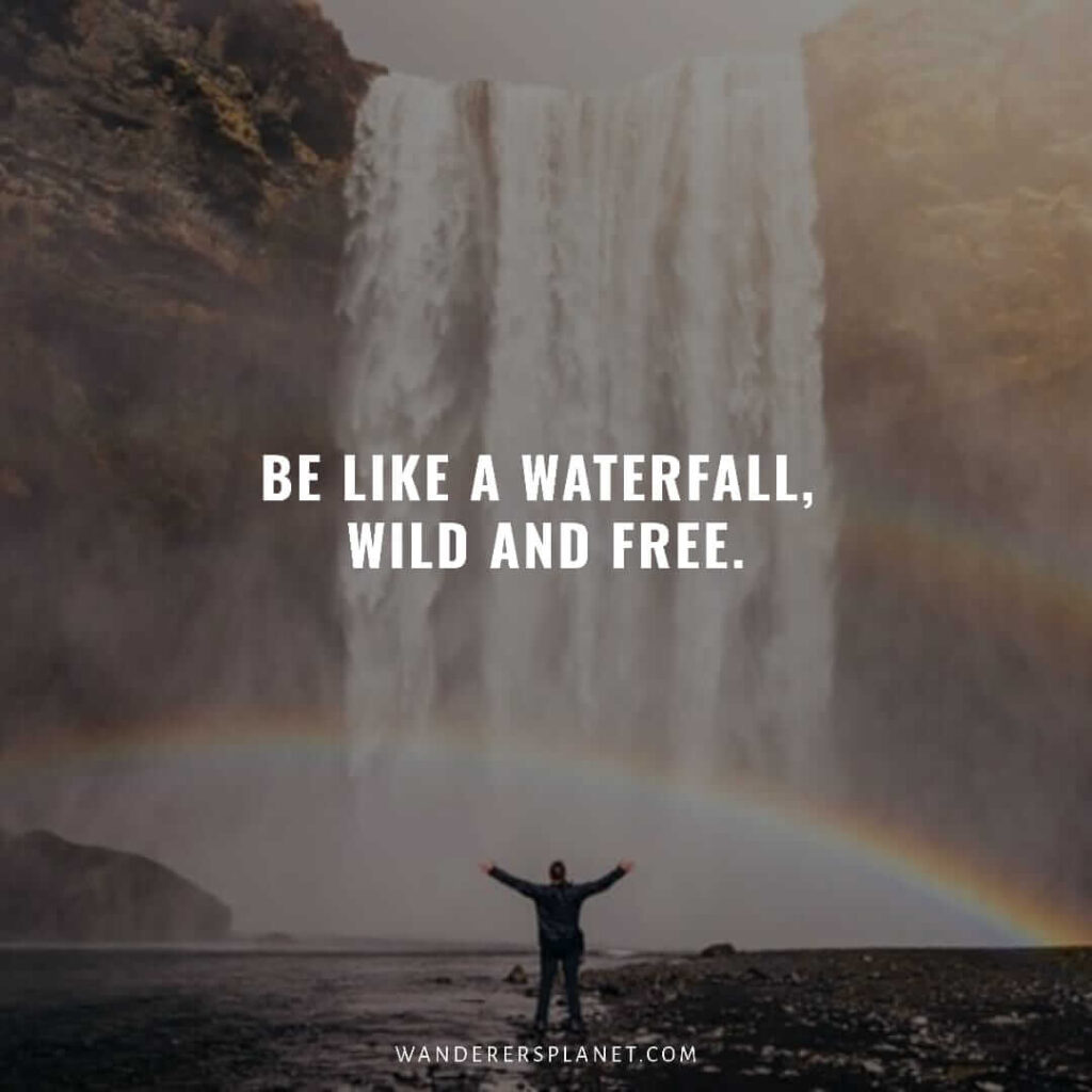 quotes about waterfalls and life