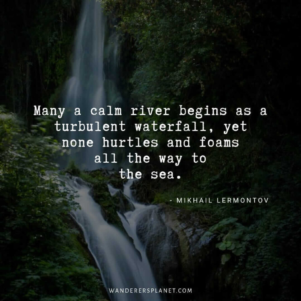 quotes about waterfalls and life