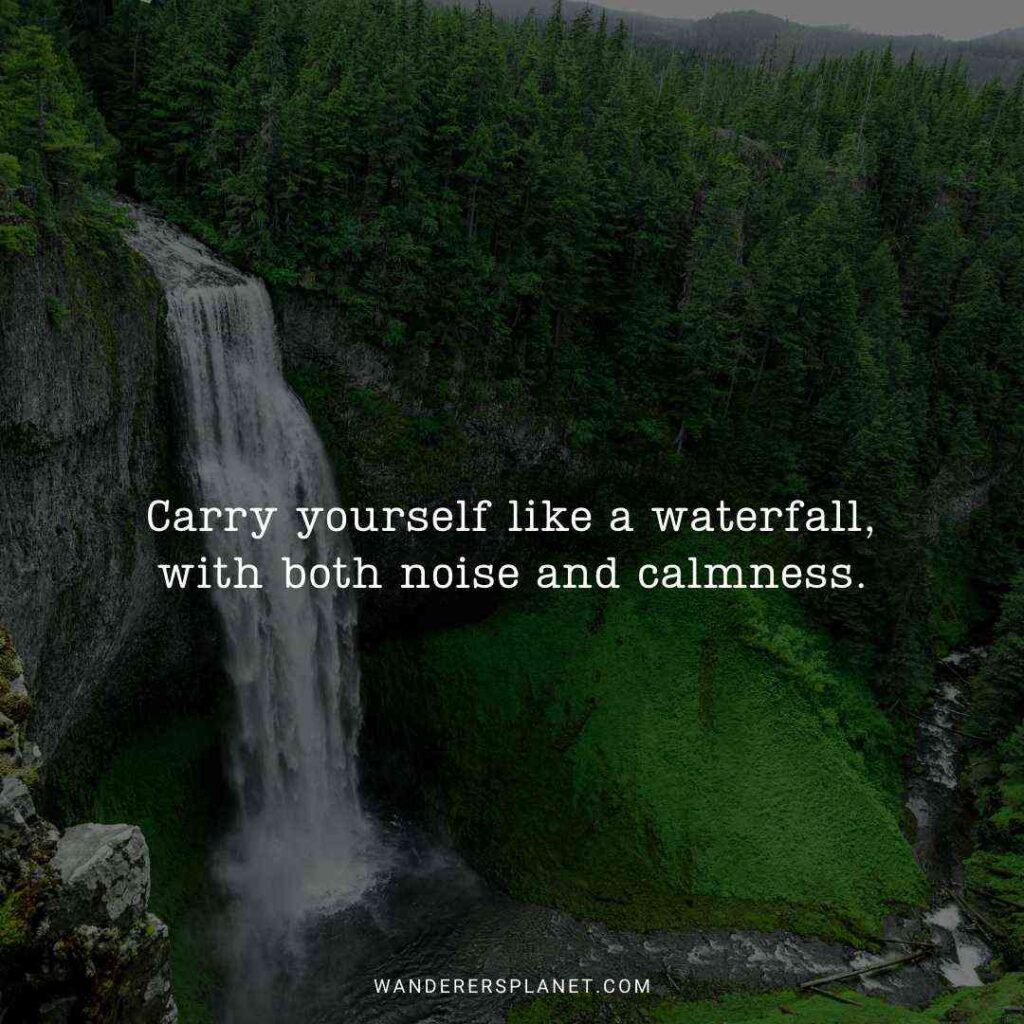 quotes about waterfalls and life 