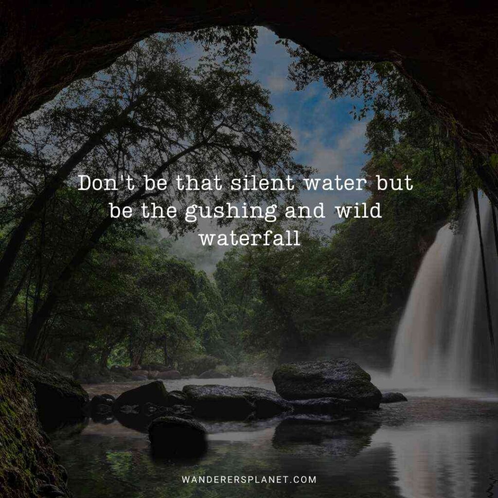 quotes about waterfalls and life 