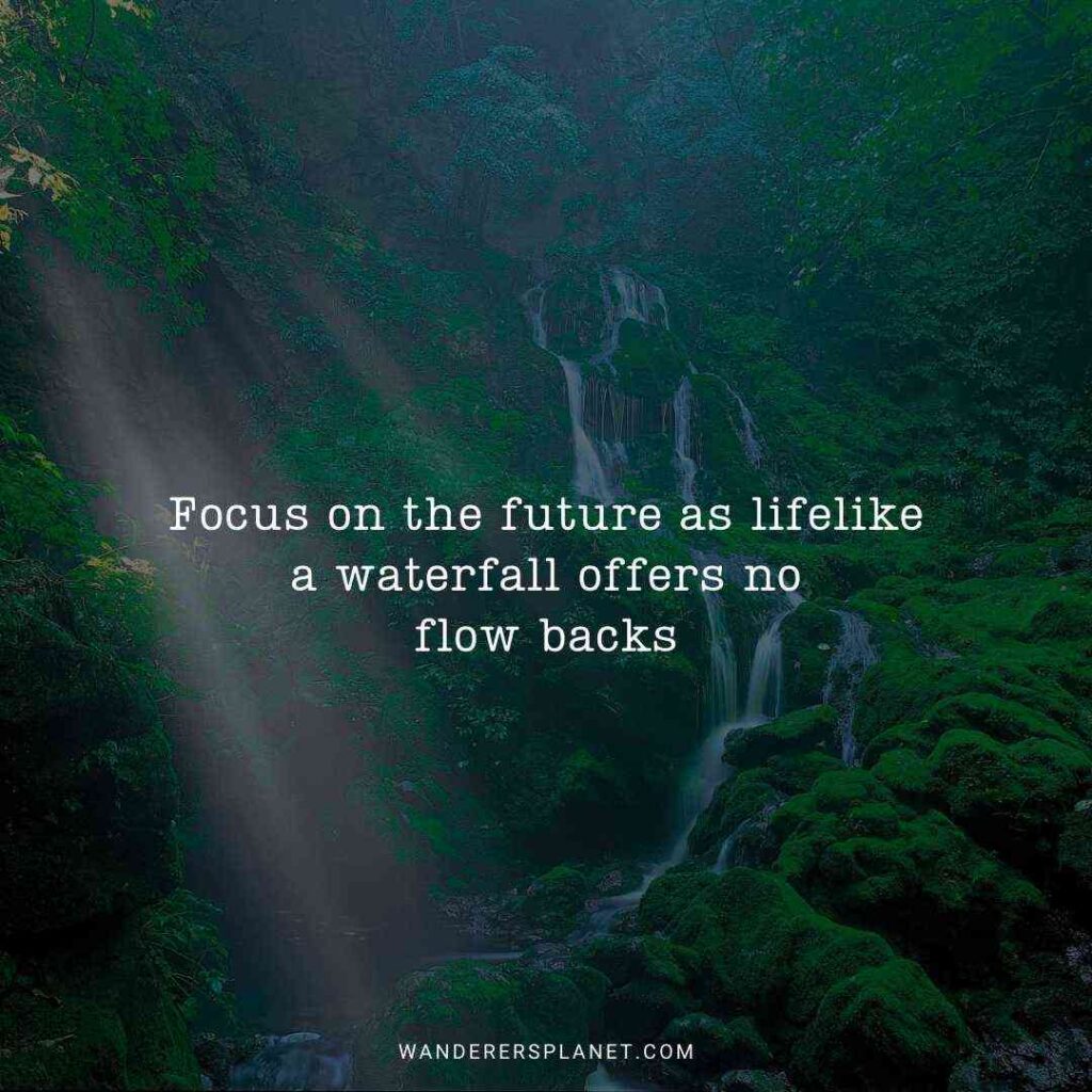 waterfall quotes life