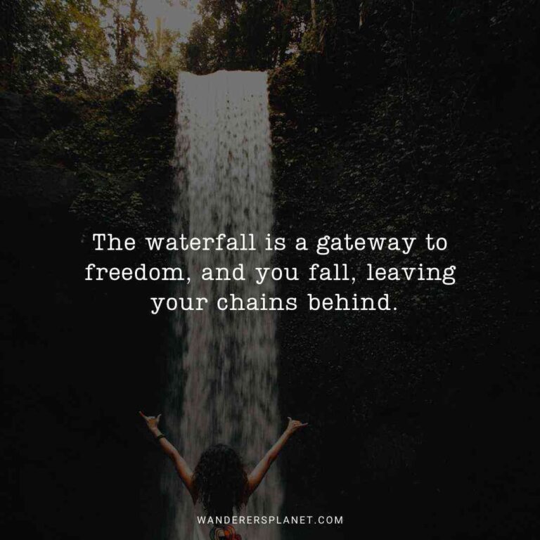 waterfall quotes life