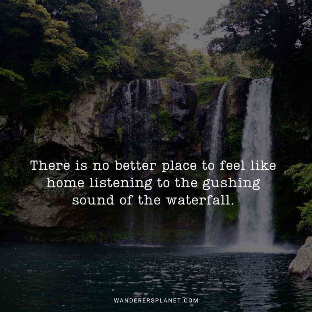 quotes about waterfalls and life