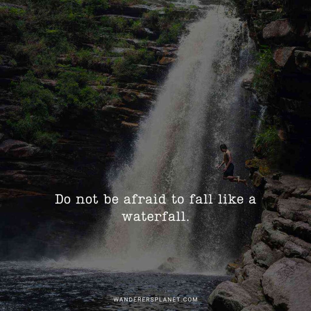 quotes about waterfalls and life 