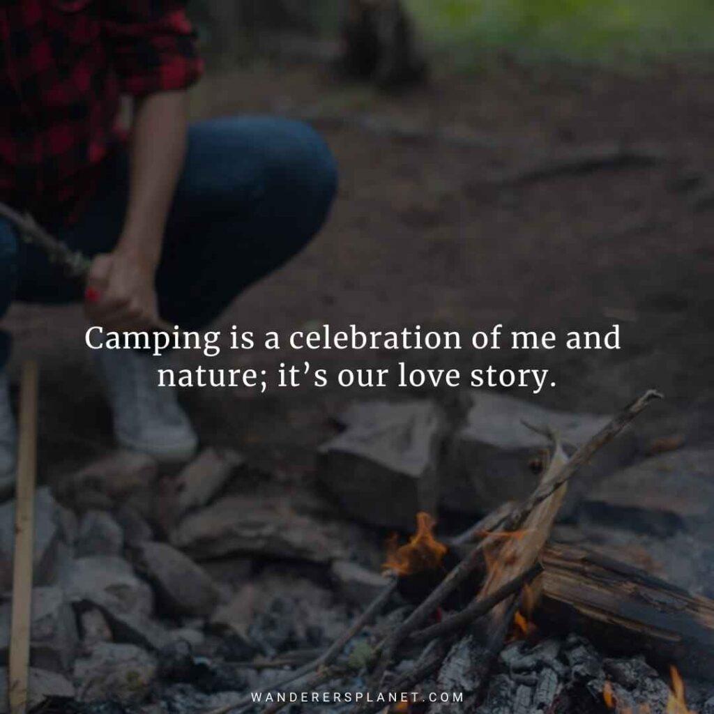 camping captions for Instagram