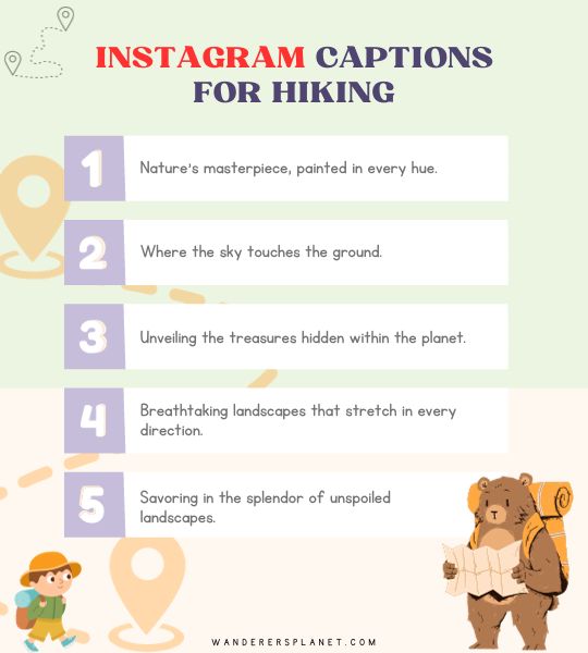 Instagram Captions for Hiking