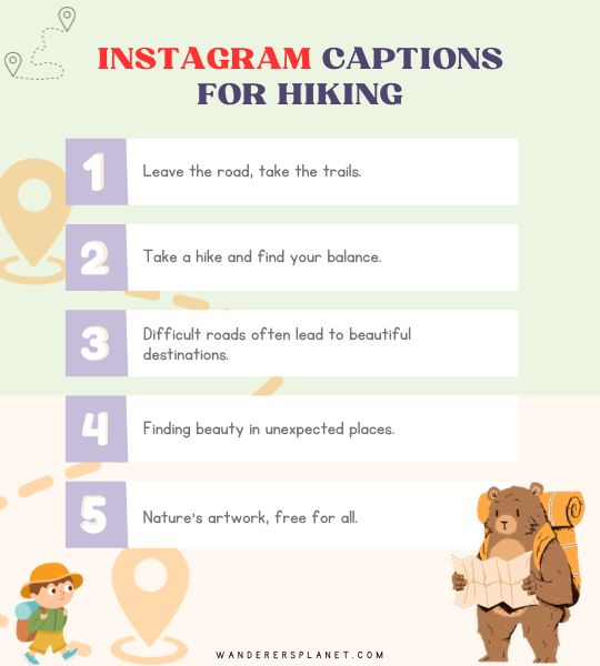 Instagram Captions for Hiking