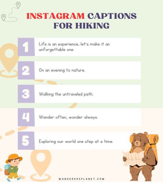 Instagram Captions for Hiking